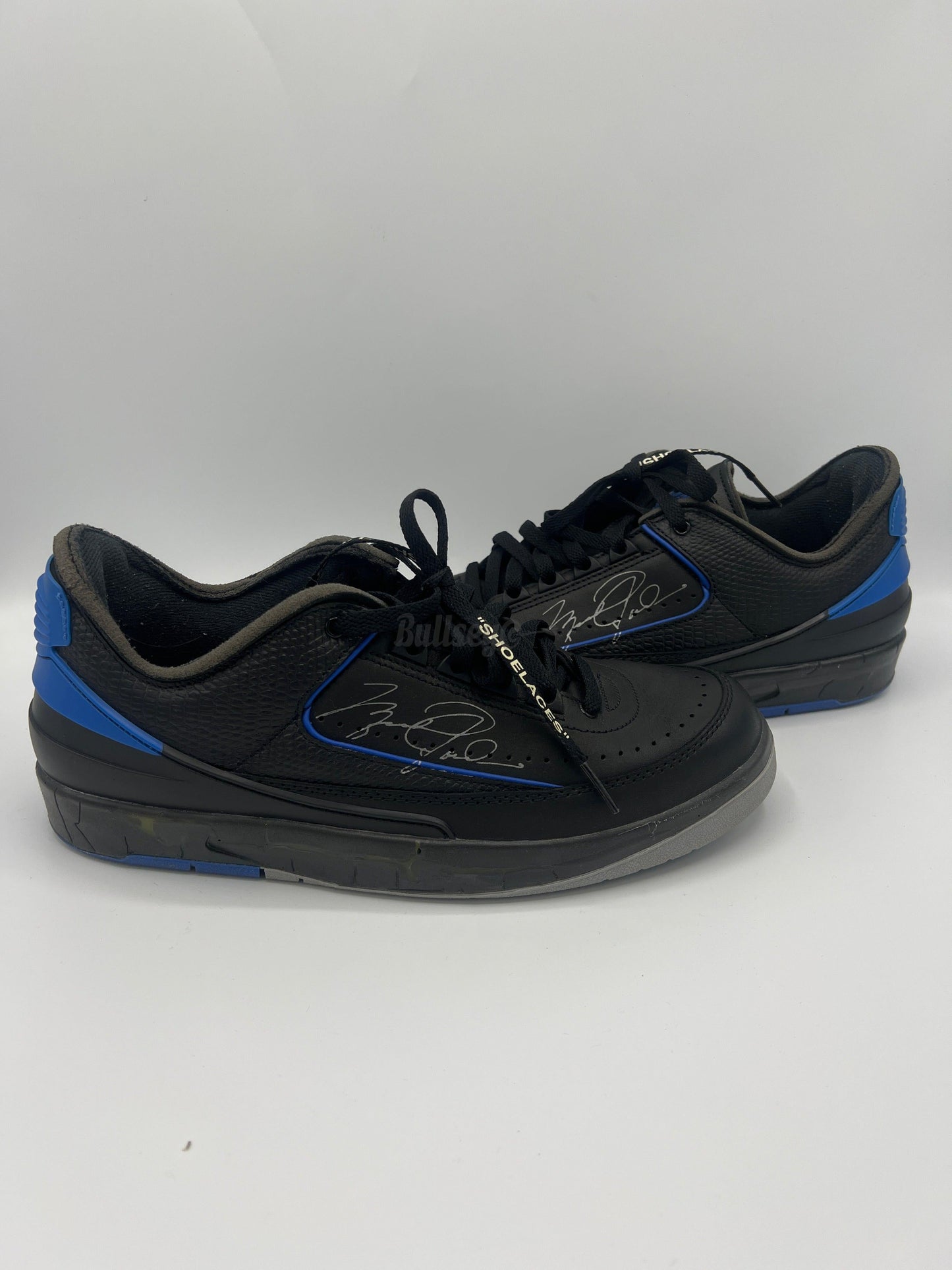 Air Jordan 2 Retro Low x Off-White "Black Blue" (PreOwned)