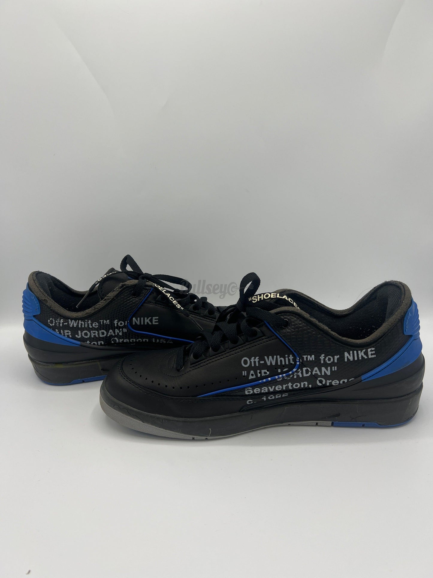 Air Jordan 2 Retro Low x Off-White "Black Blue" (PreOwned)