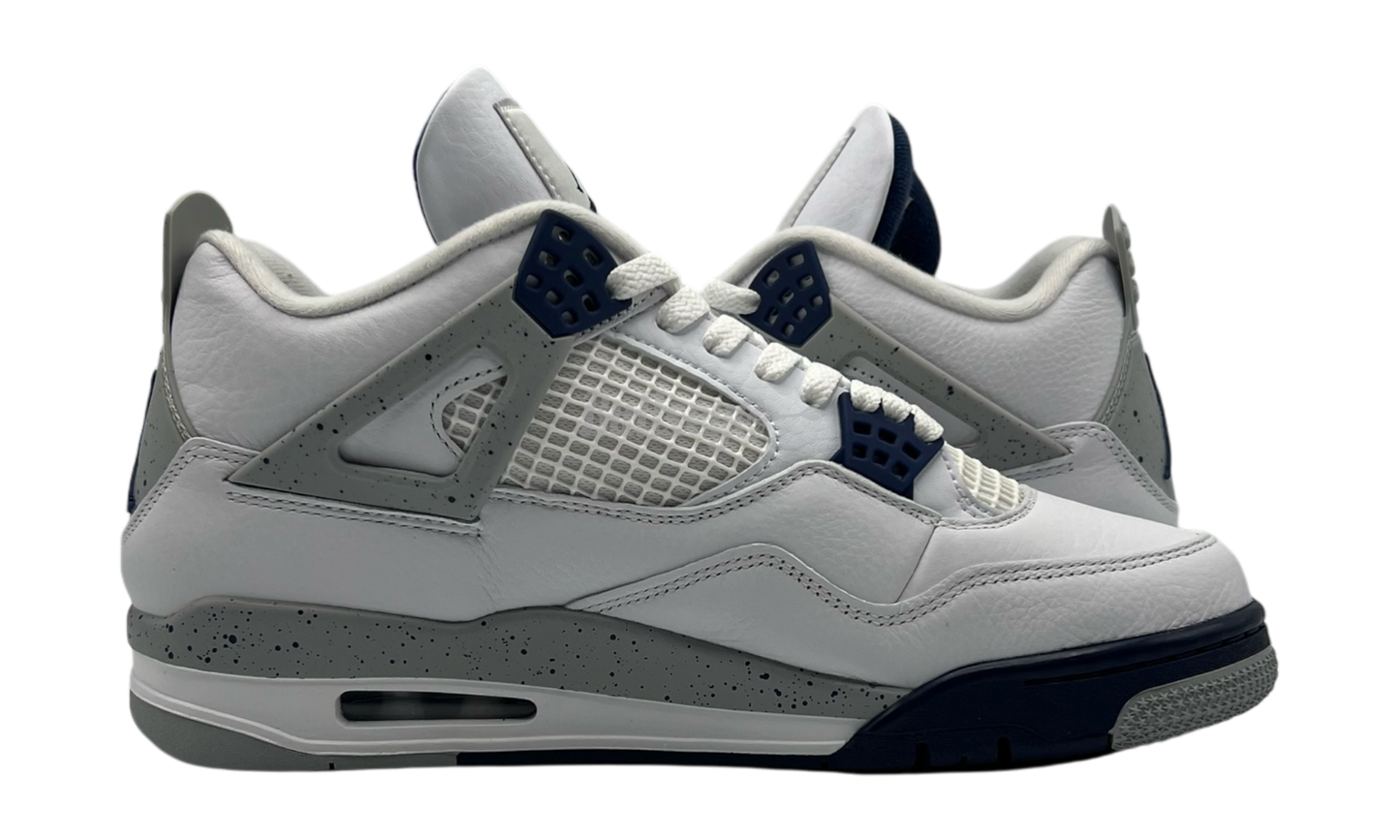 Air Jordan 4 Retro "White Midnight Navy" (PreOwned)