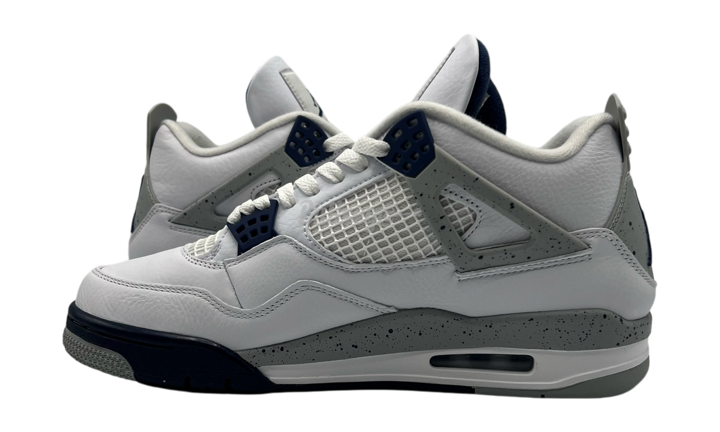Air Jordan 4 Retro "White Midnight Navy" (PreOwned)