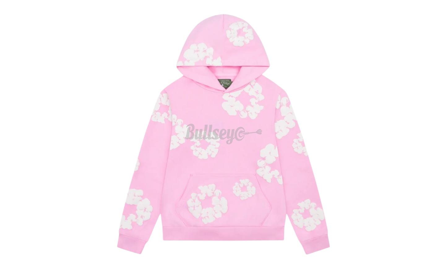 Denim Tears The Cotton Wreath Powder Pink Hoodie-Bullseye Sneaker Boutique