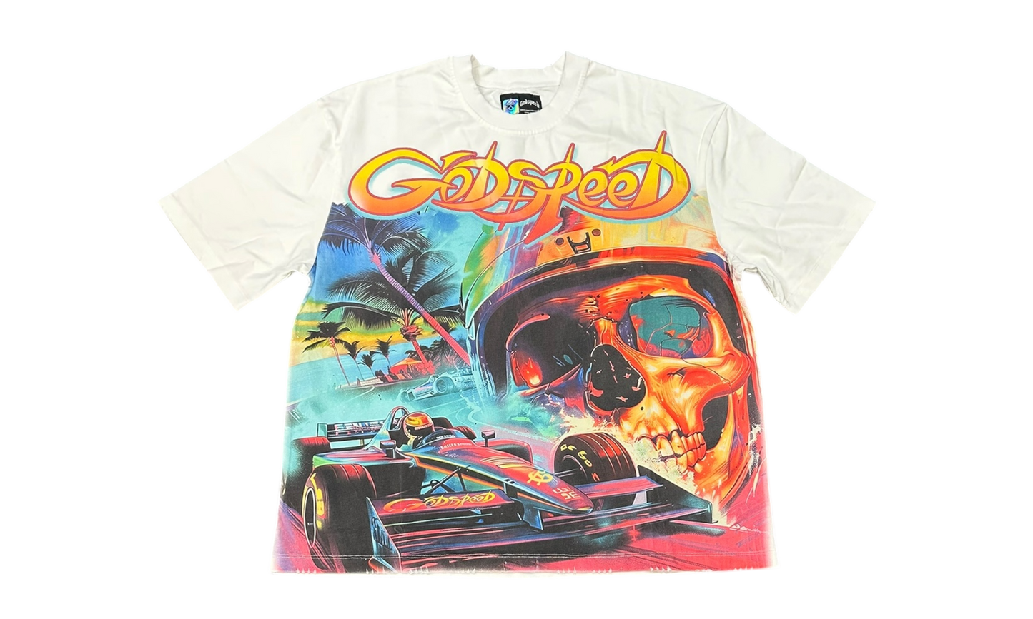 Godspeed F1 Dreams White T-Shirt-Bullseye Sneaker Boutique