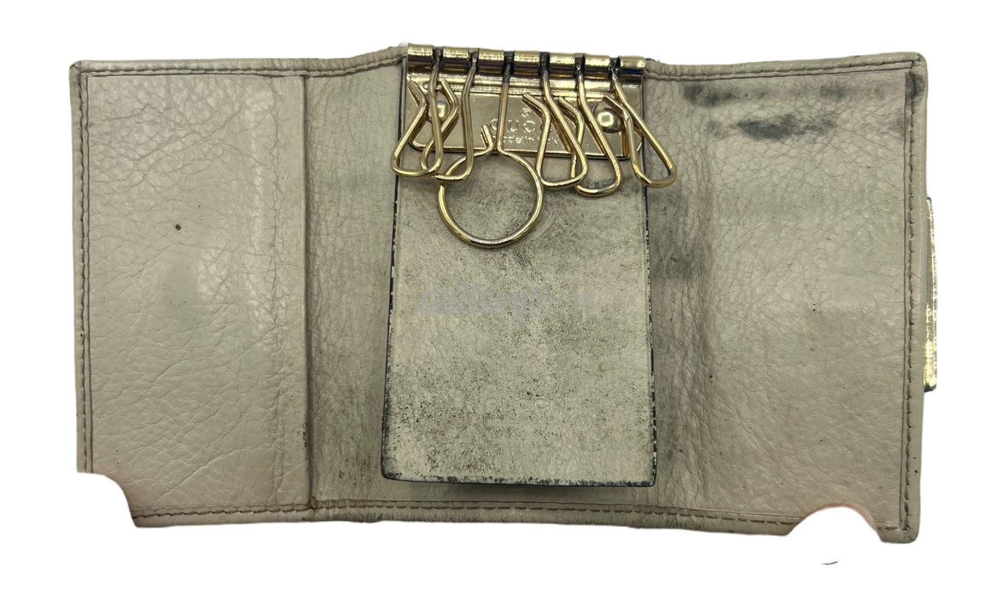 Gucci Canvas GG Brown Keyholder (PreOwned)