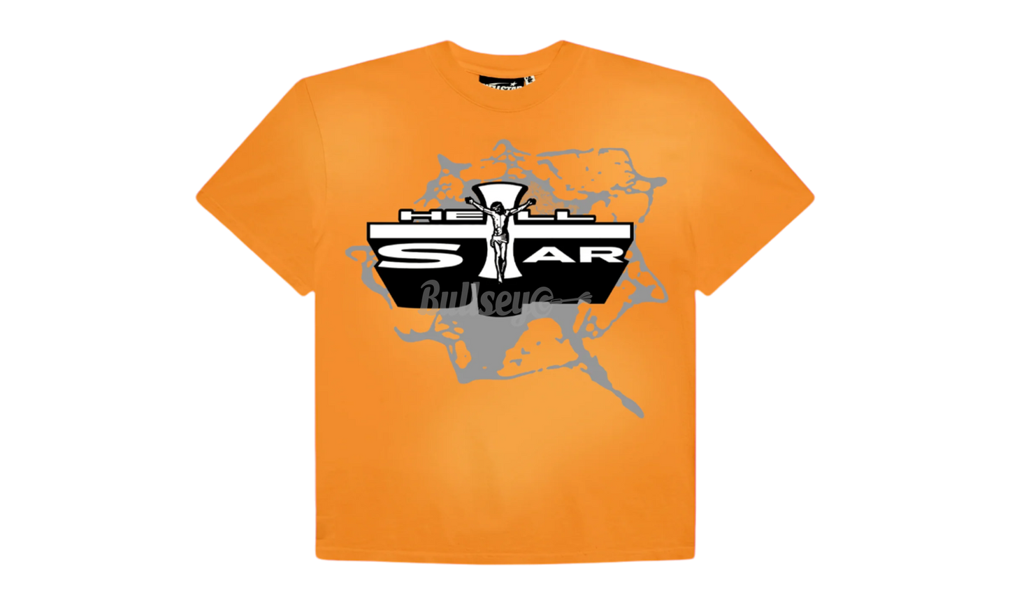 Hellstar Studios Jesus Path To Paradise Orange T-Shirt-Bullseye Sneaker Boutique