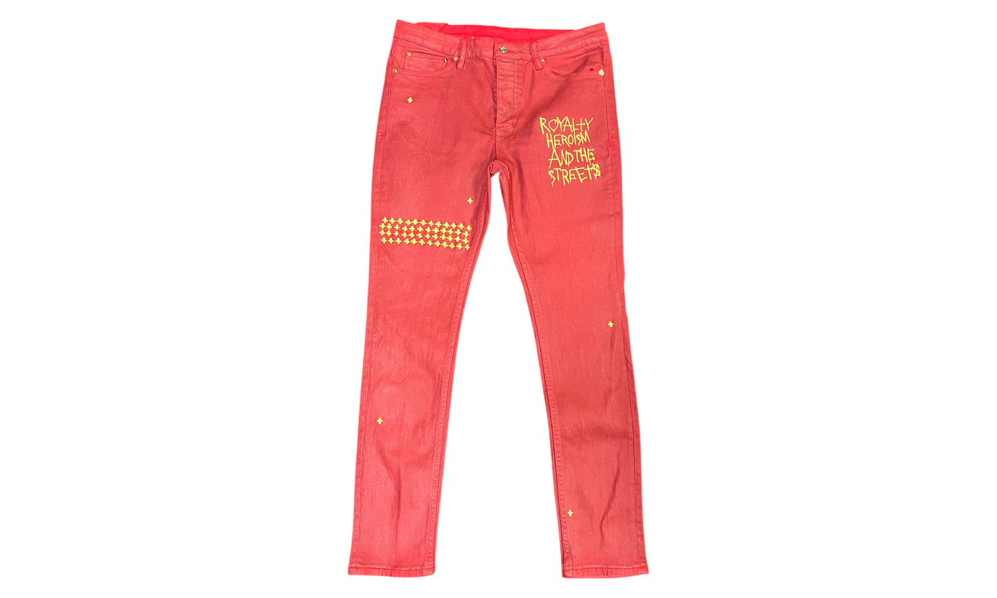 Ksubi 23 Chitch Red Wax Jeans (PreOwned)