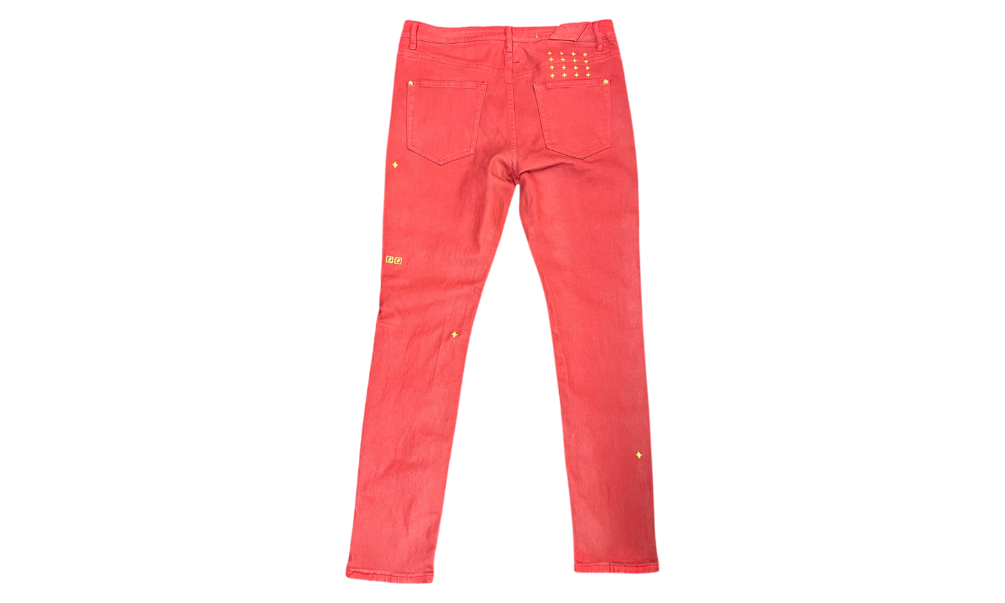 Ksubi 23 Chitch Red Wax Jeans (PreOwned)