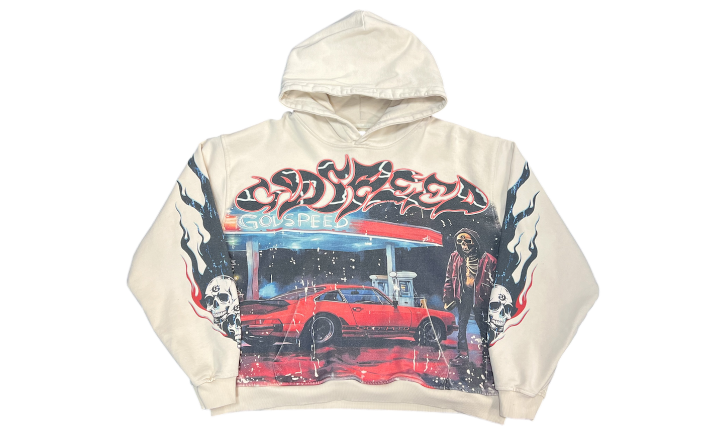Godspeed Pitstop Bone Hoodie (PreOwned)