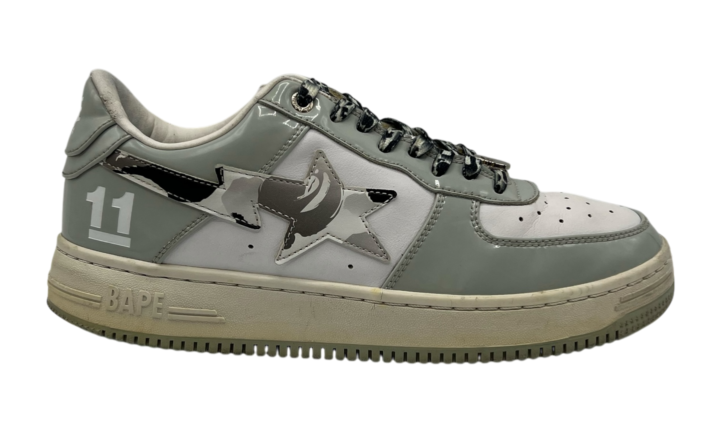 Bapesta "White Silver Grey" (PreOwned) (No Box)