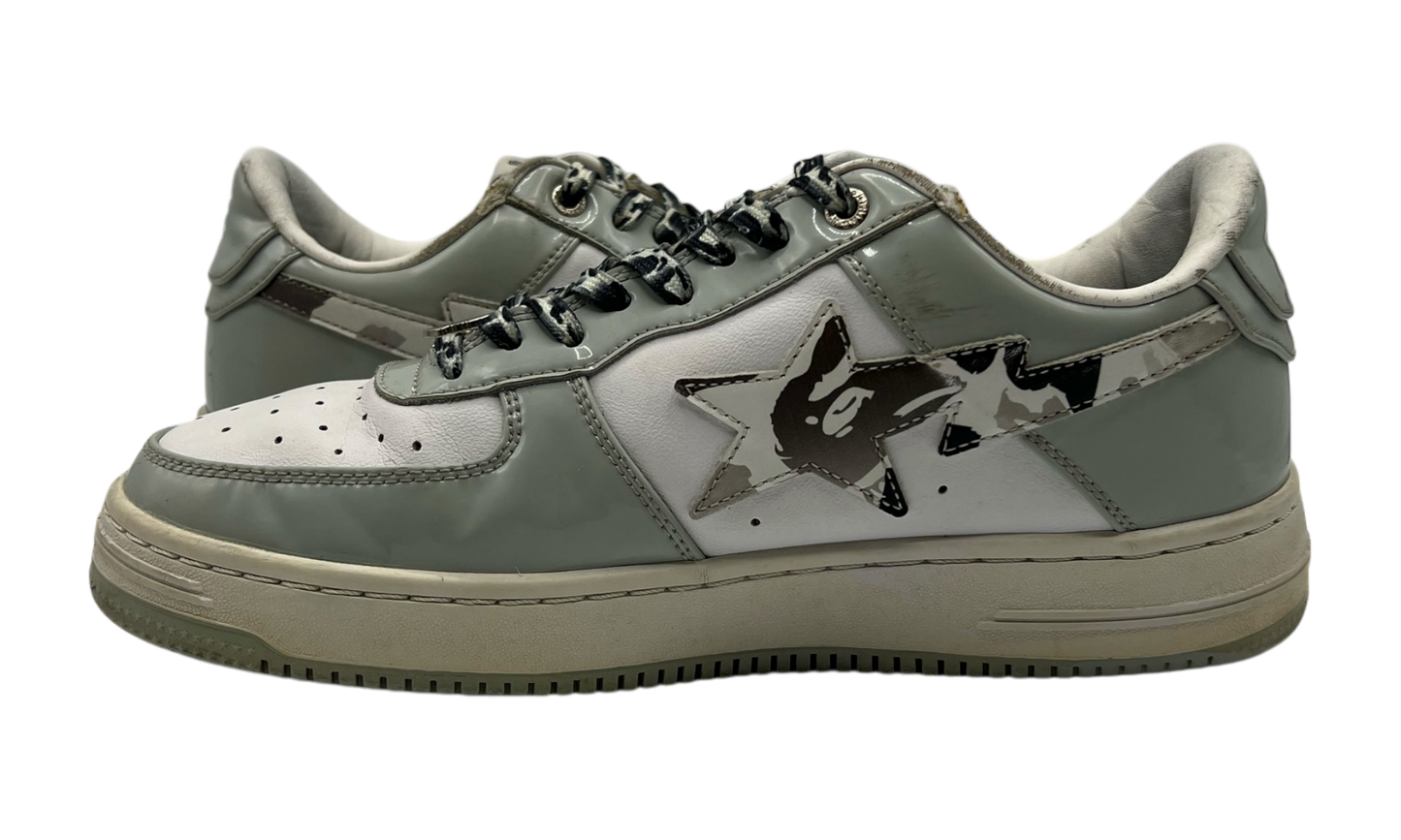 Bapesta "White Silver Grey" (PreOwned) (No Box)