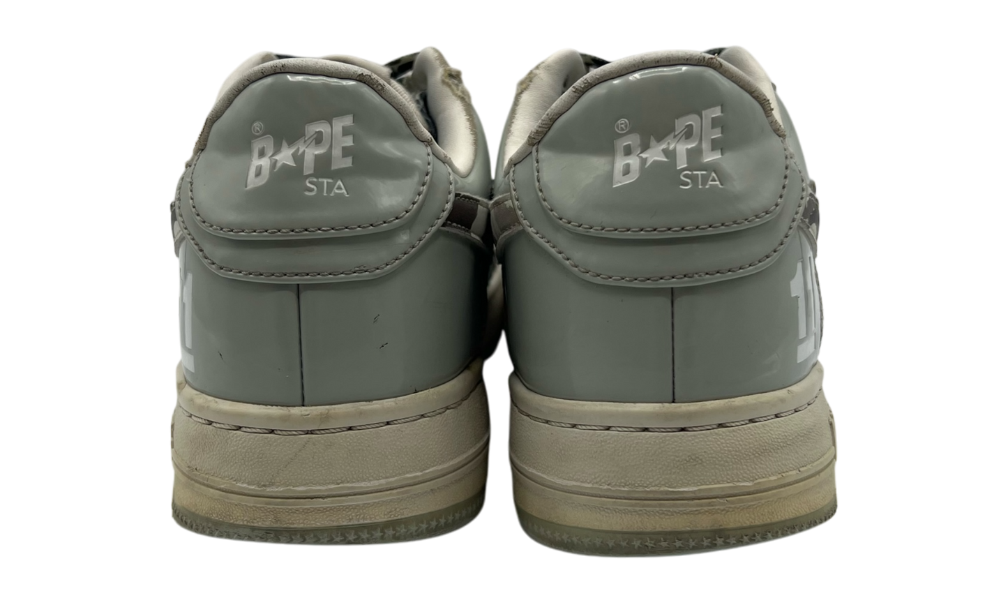 Bapesta "White Silver Grey" (PreOwned) (No Box)