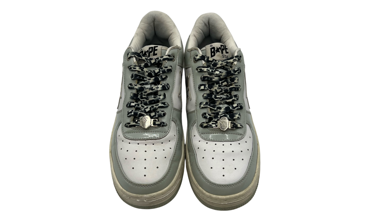 Bapesta "White Silver Grey" (PreOwned) (No Box)