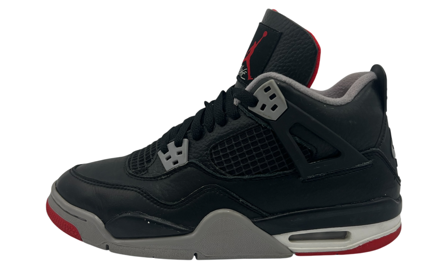 Air Jordan 4 Retro "Bred Reimagined" GS (PreOwned) (No Box)