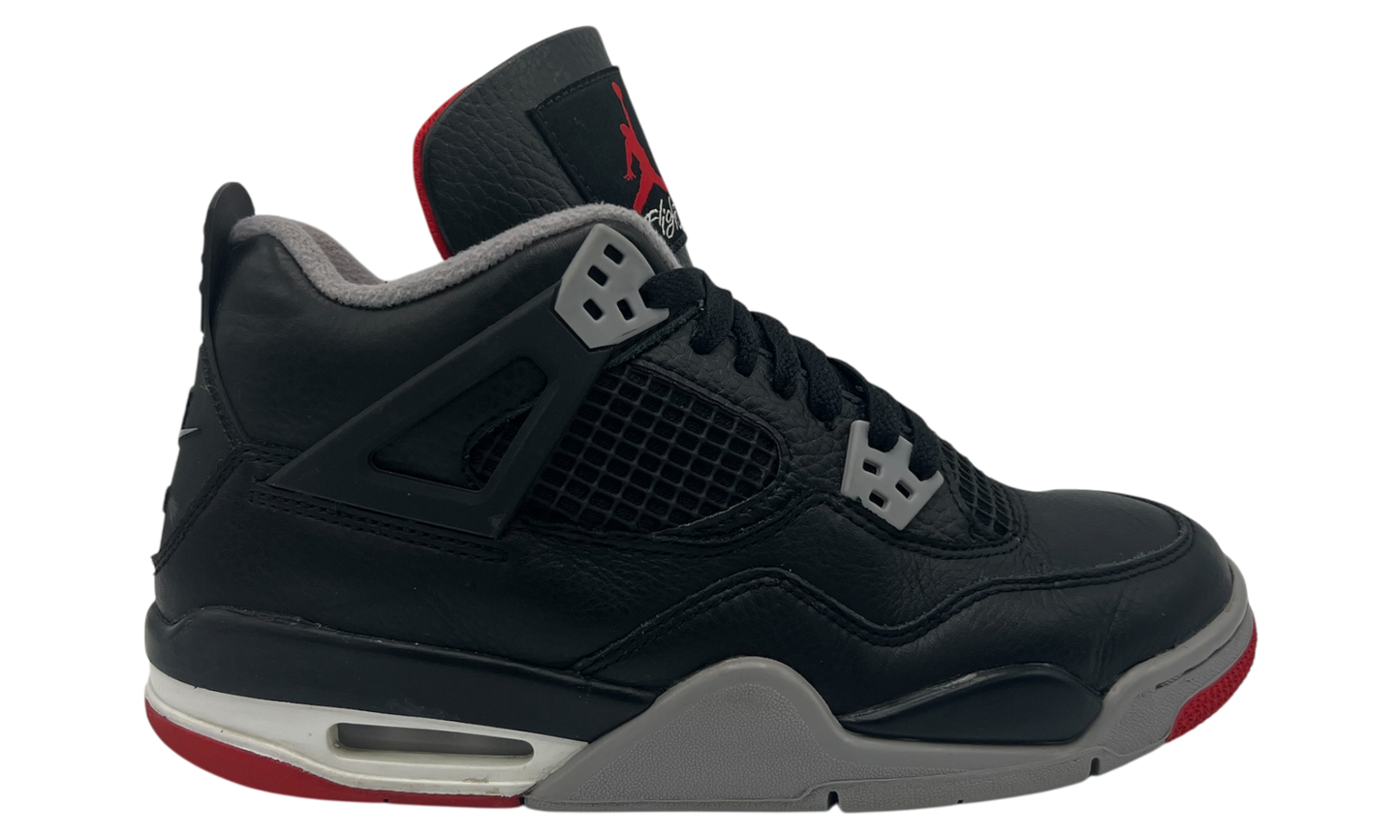 Air Jordan 4 Retro "Bred Reimagined" GS (PreOwned) (No Box)