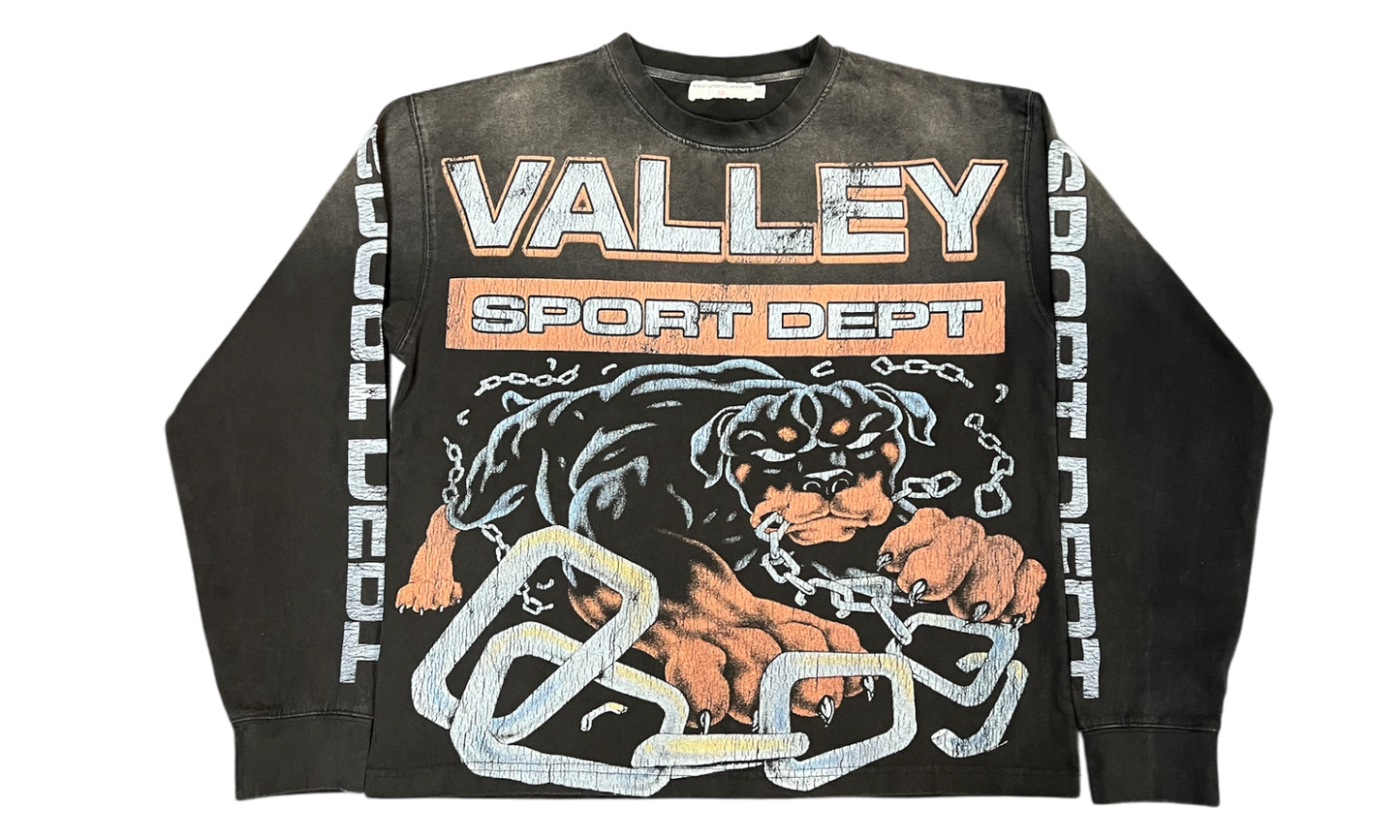 Vale Forever Big Dog Sport Black Longsleeve T-Shirt (PreOwned)