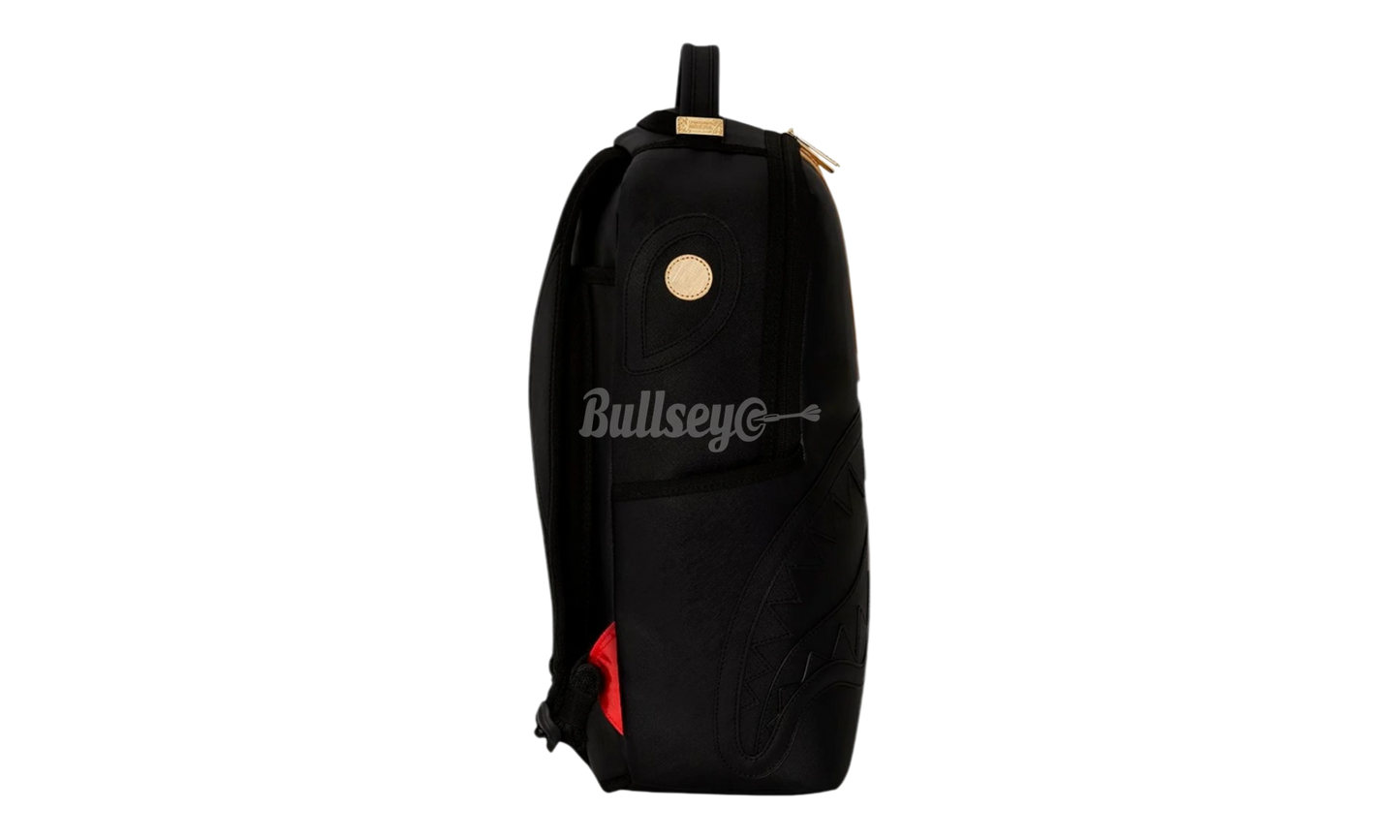 Sprayground Gold Stripes Black DLXSV Backpack