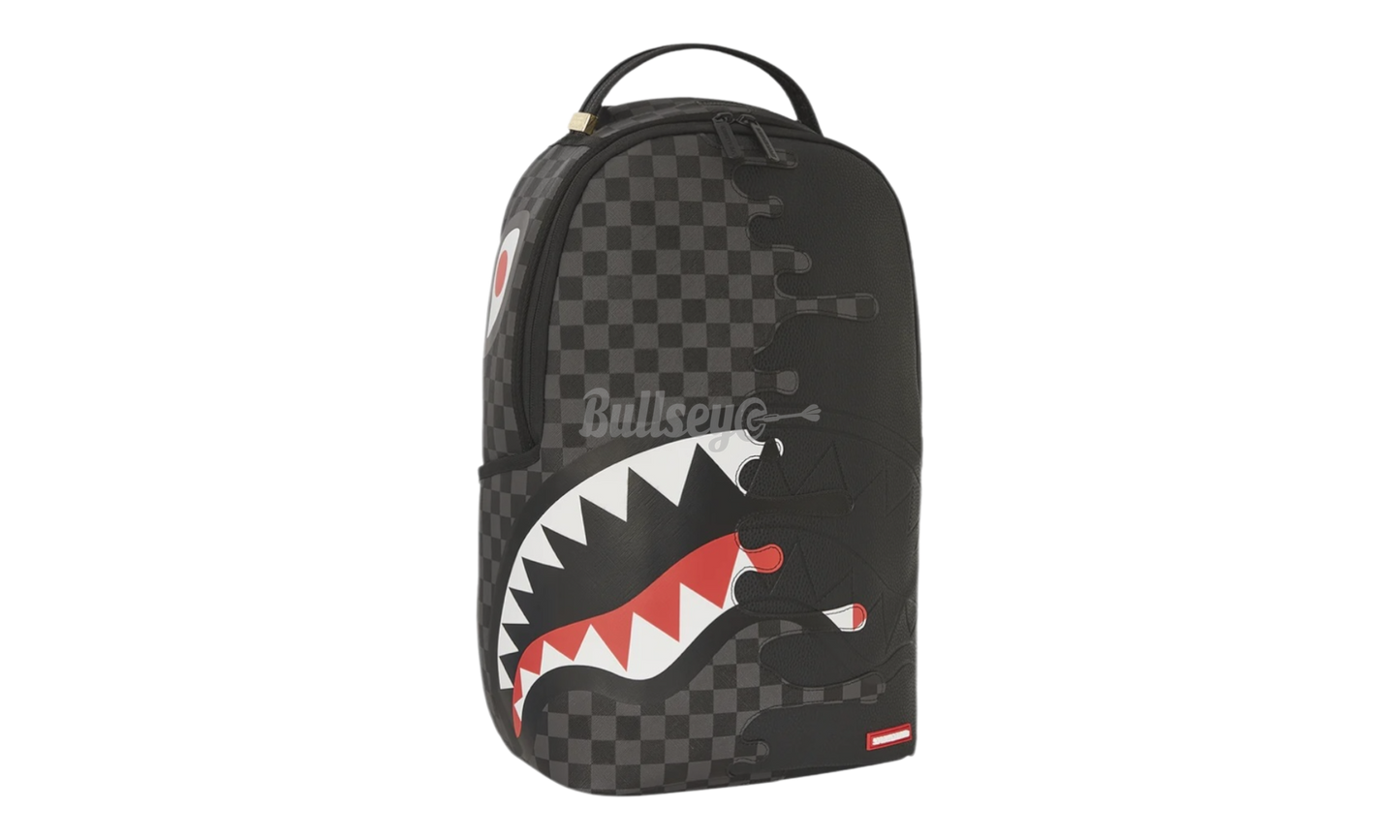 Sprayground Unfinished Shark DLXSV Black Backpack
