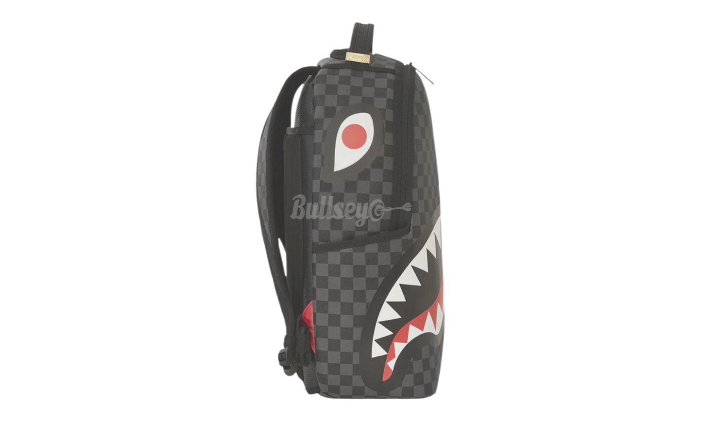 Sprayground Unfinished Shark DLXSV Black Backpack