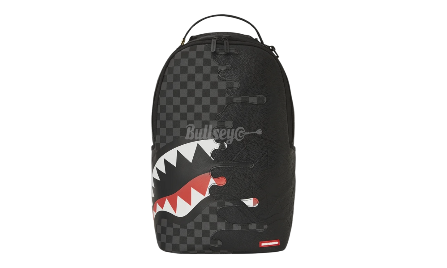 Sprayground Unfinished Shark DLXSV Black Backpack-Bullseye Sneaker Boutique