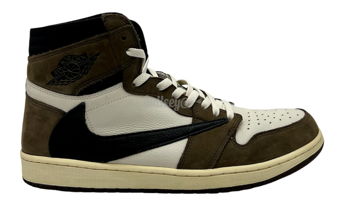 Travis Scott x Air Jordan 1 Retro High OG SP "Mocha" (PreOwned) (No Box)