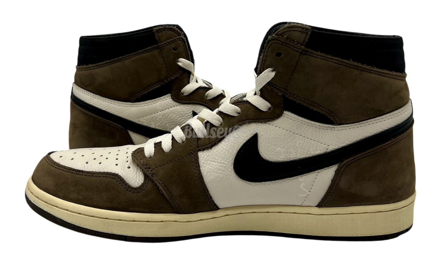 Travis Scott x Air Jordan 1 Retro High OG SP "Mocha" (PreOwned) (No Box)