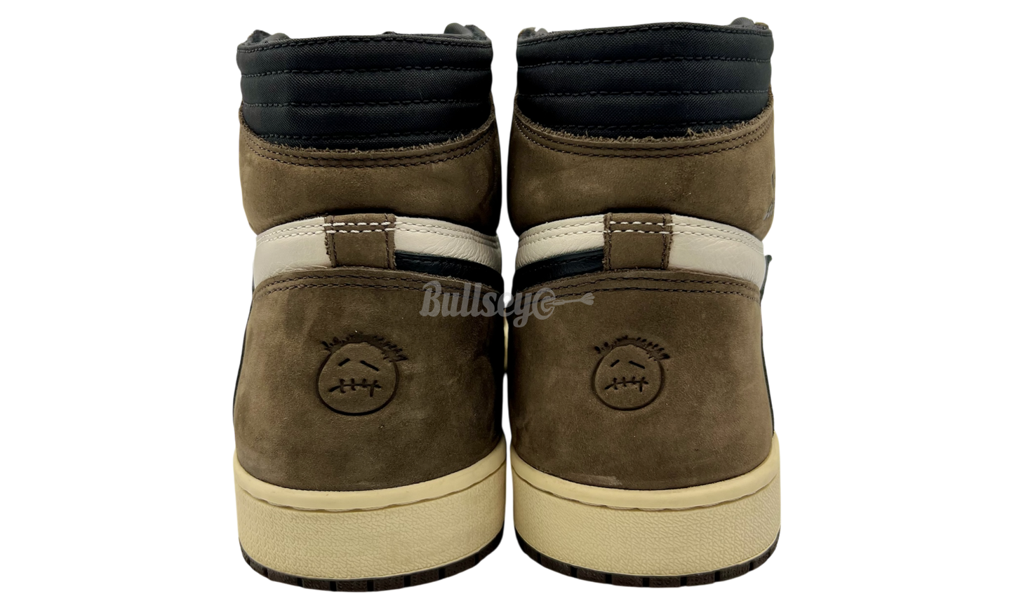 Travis Scott x Air Jordan 1 Retro High OG SP "Mocha" (PreOwned) (No Box)