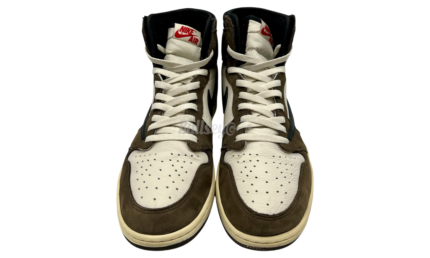 Travis Scott x Air Jordan 1 Retro High OG SP "Mocha" (PreOwned) (No Box)