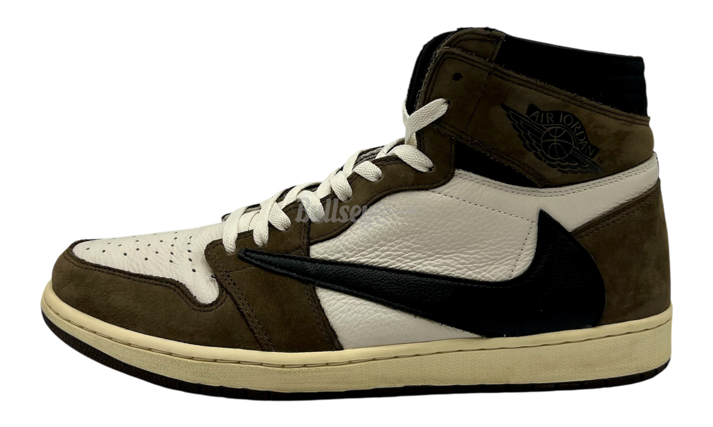 Travis Scott x Air Jordan 1 Retro High OG SP "Mocha" (PreOwned) (No Box)-Bullseye Sneaker Boutique
