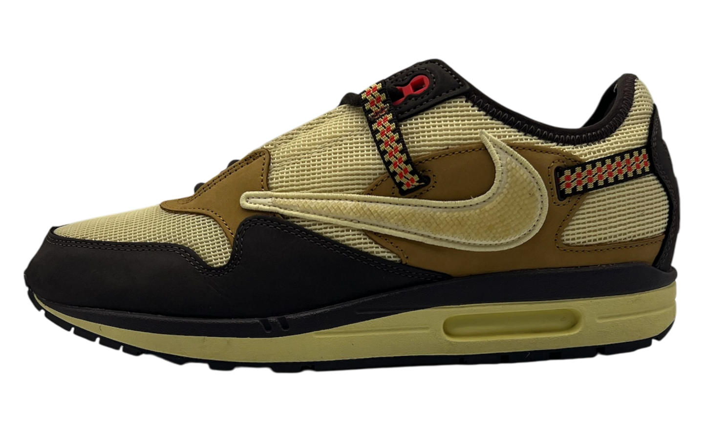 Travis Scott x Nike Air Max 1 "Cactus Jack Baroque Brown" (PreOwned)-Bullseye Sneaker Boutique