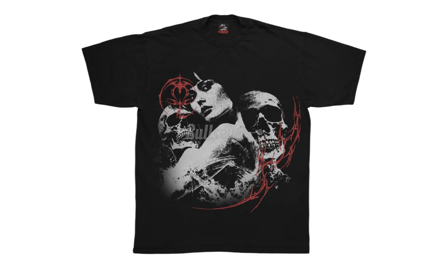 Works Of Madness Lost Life Black T-Shirt-Bullseye Sneaker Boutique