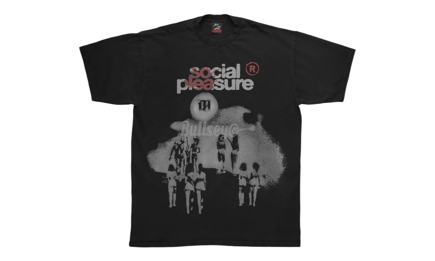 Works Of Madness Social Pleasure Black T-Shirt-Bullseye Sneaker Boutique