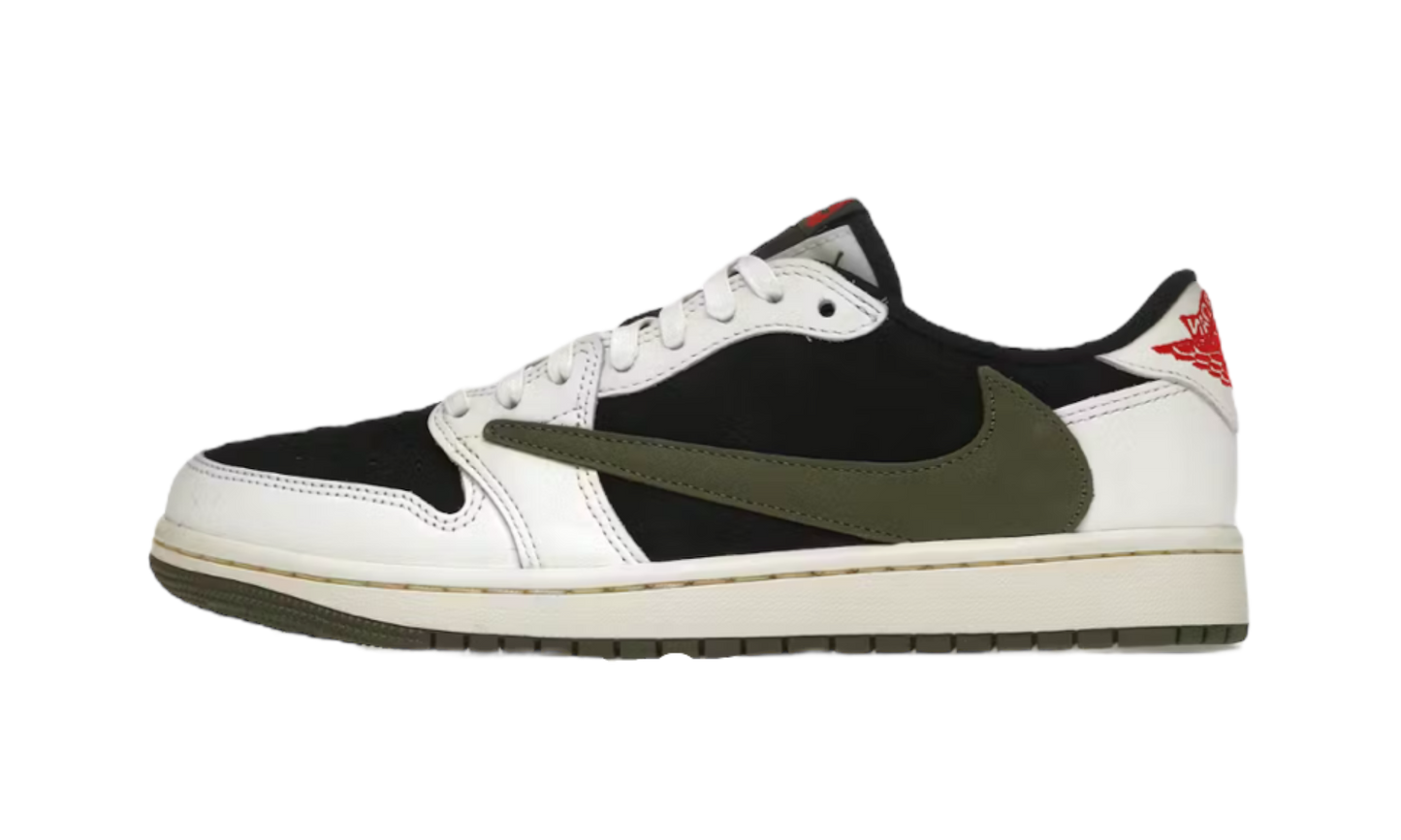 Air Jordan 1 Retro Low OG SP x Travis Scott "Olive"-Bullseye Sneaker Boutique