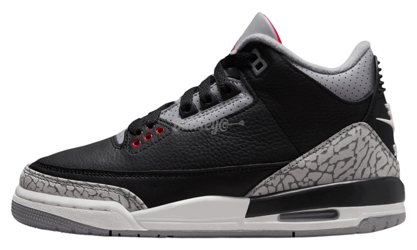 Air Jordan 3 Retro "Black Cement" GS (2024)-Bullseye Sneaker Boutique