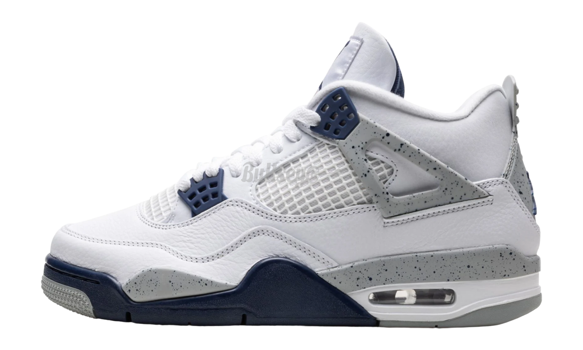 Air Jordan 4 Retro "White Midnight Navy"-Bullseye Sneaker Boutique