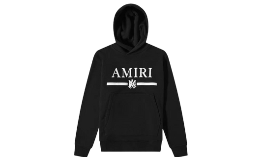 Amiri MA Bar Embroidery Black Hoodie