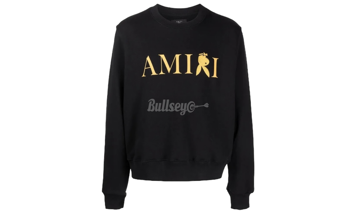 Amiri Playboy Black/Yellow Crewneck-Bullseye Sneaker Boutique