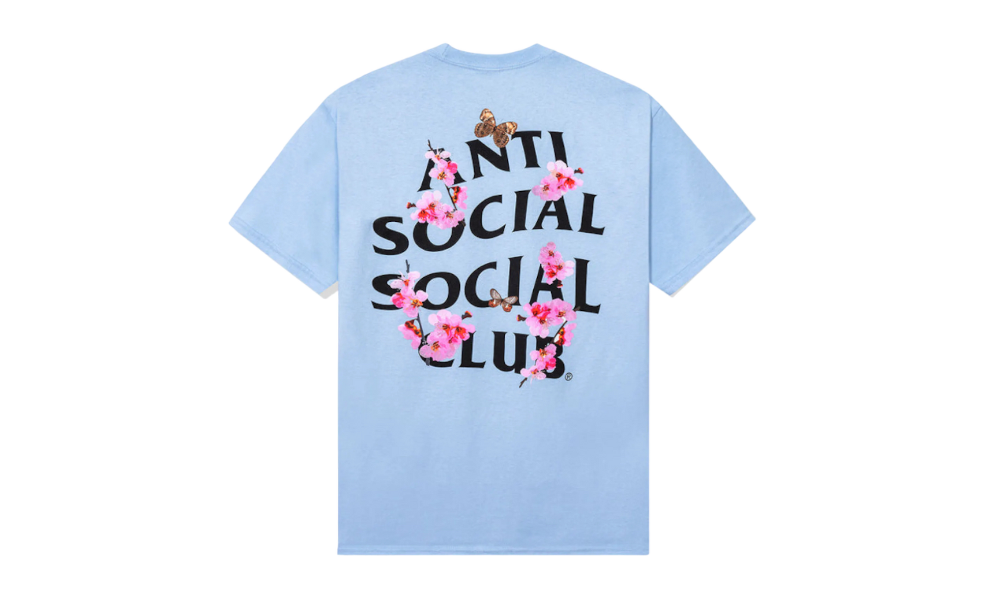 Anti-Social Club "Kkoch" Blue T-Shirt-Bullseye Sneaker Boutique