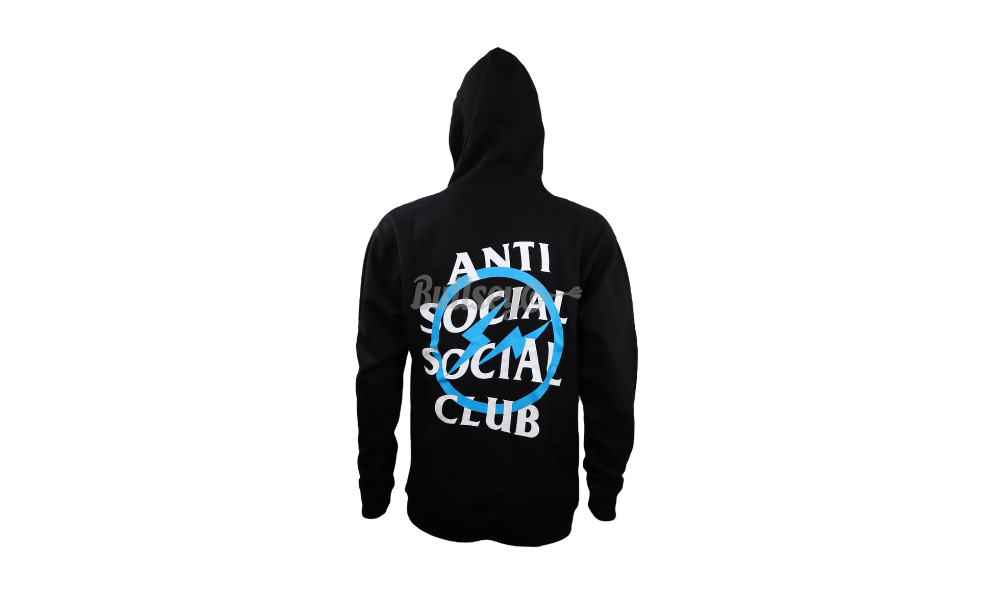 Anti-Social Club X Fragment Blue Bolt Hoodie-Bullseye Sneaker Boutique