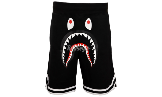 BAPE Black Basketball Sweat Shorts-Bullseye Sneaker Boutique