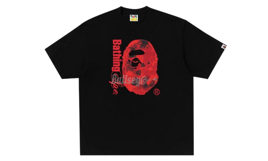 Bape Floral Solid Camo Ape Head Black T-Shirt-Bullseye Sneaker Boutique