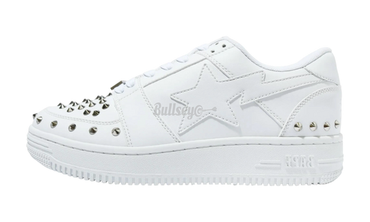 Bapesta 20th Anniversary White Silver Studded (PreOwned)-Bullseye Sneaker Boutique