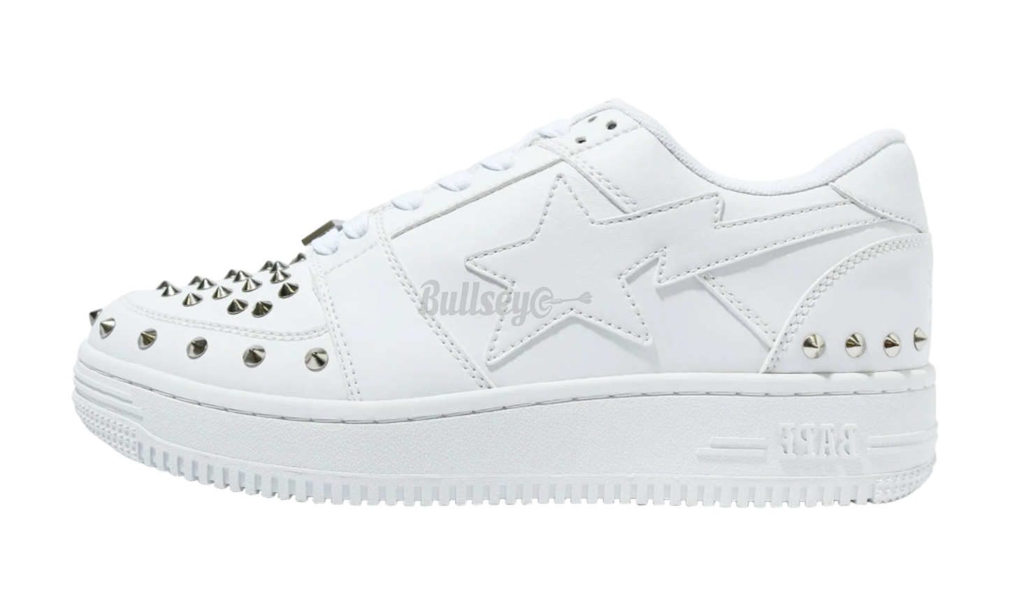 Bapesta 20th Anniversary White Silver Studded (PreOwned)-Bullseye Sneaker Boutique