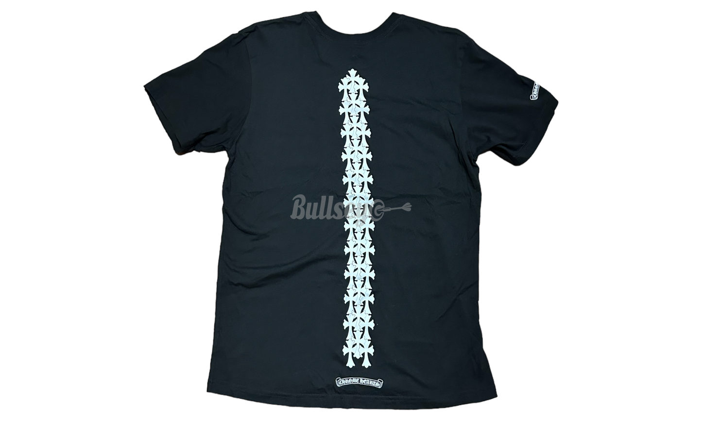 Chrome Hearts Tire Tracks Cross Black T-Shirt-Bullseye Sneaker Boutique