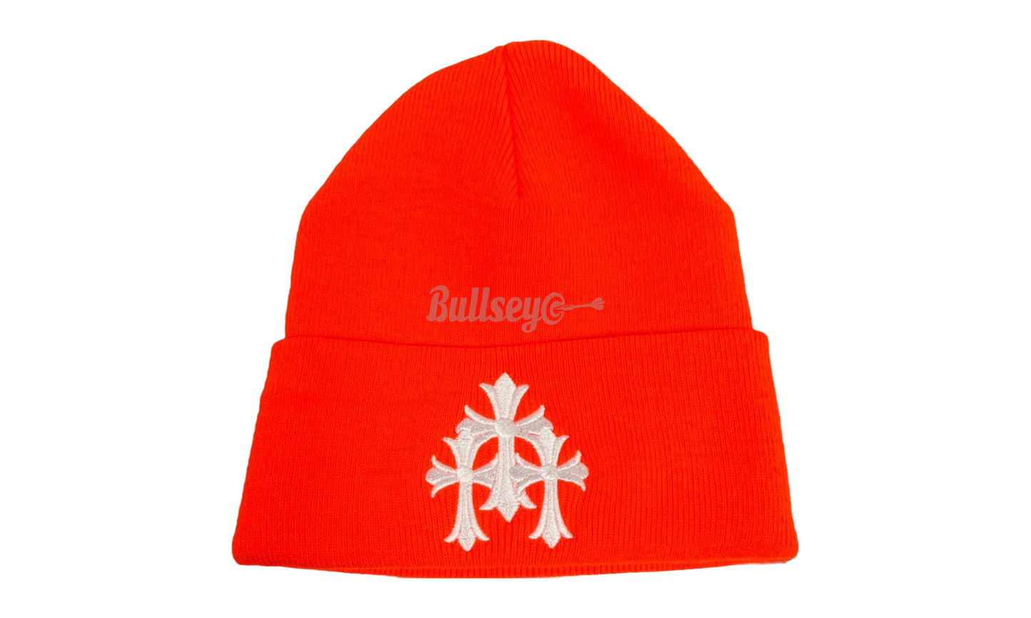 Chrome Hearts Triple Cross Orange Beanie-Bullseye Sneaker Boutique