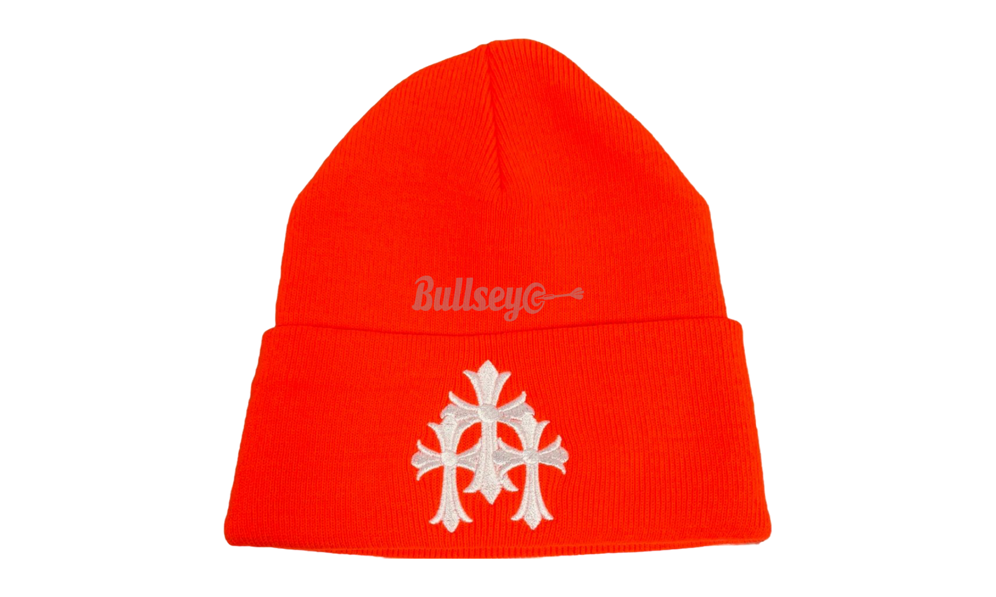 Chrome Hearts Triple Cross Orange Beanie-Bullseye Sneaker Boutique