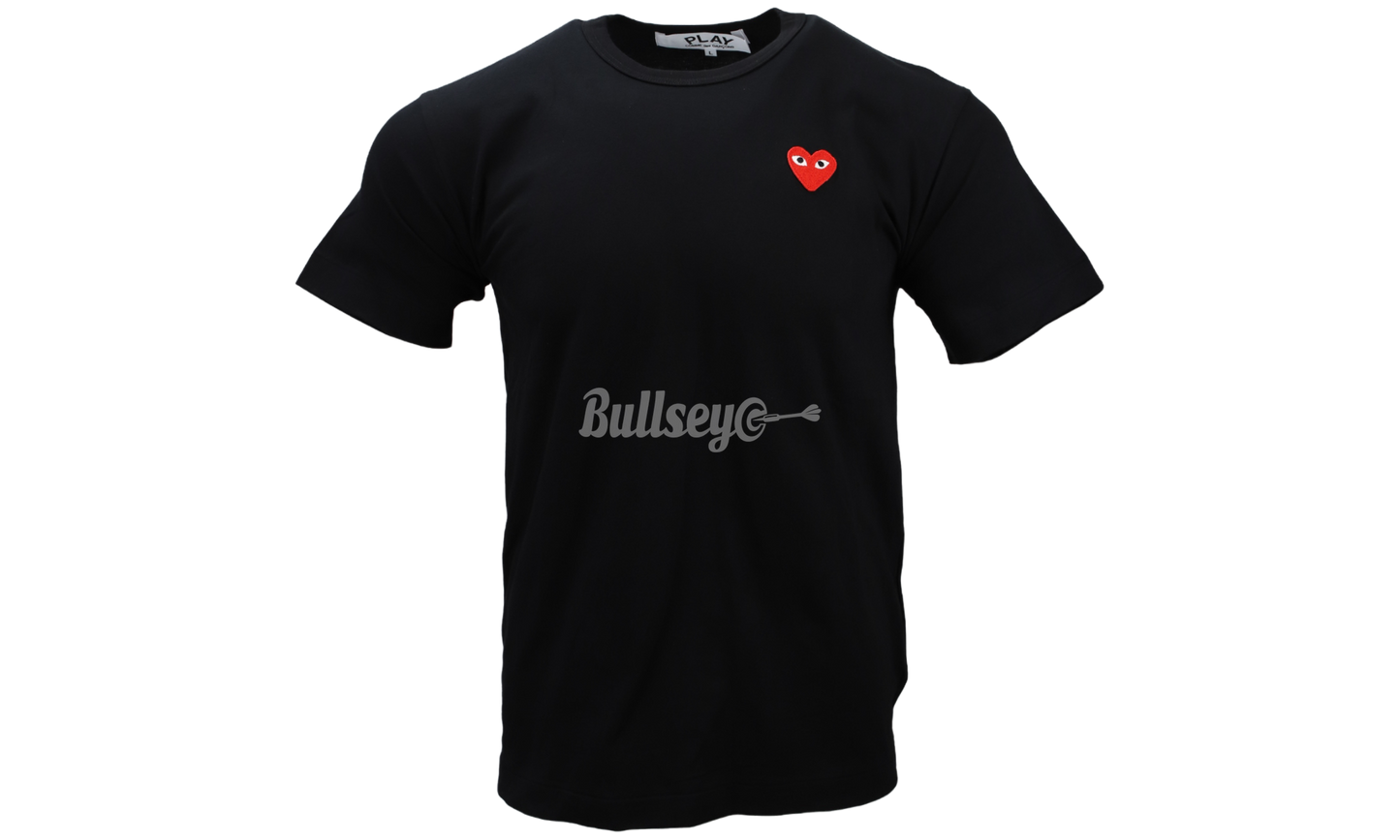 Comme Des Garcons PLAY "Embroidered Red Heart" Black T-Shirt-Bullseye Sneaker Boutique