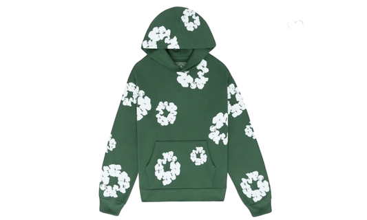 Denim Tears The Cotton Wreath Green Hoodie