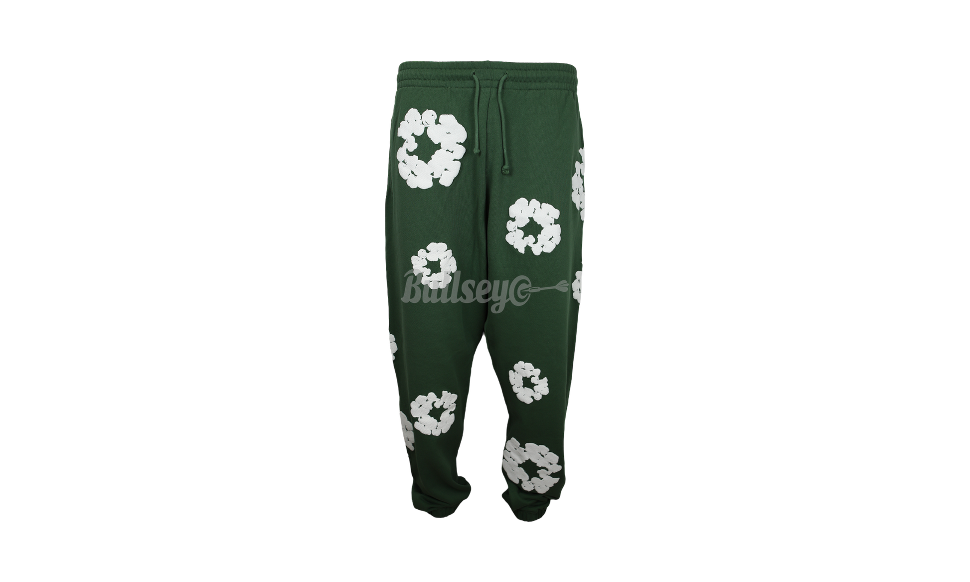 Denim Tears The Cotton Wreath Green Sweatpants-Bullseye Sneaker Boutique