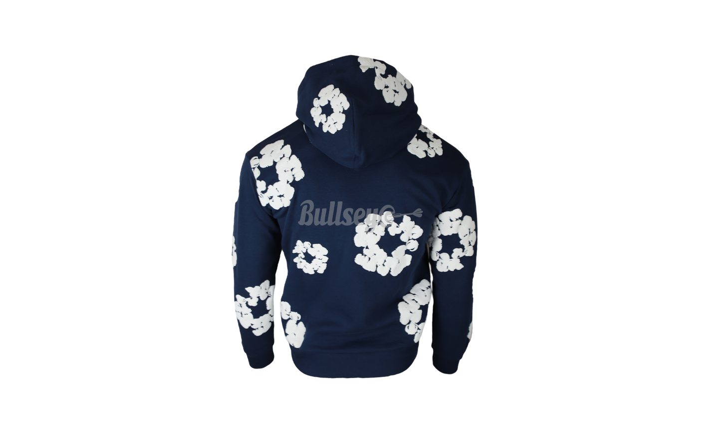 Denim Tears The Cotton Wreath Navy Hoodie