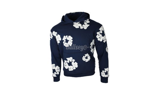 Denim Tears The Cotton Wreath Navy Hoodie-Bullseye Sneaker Boutique