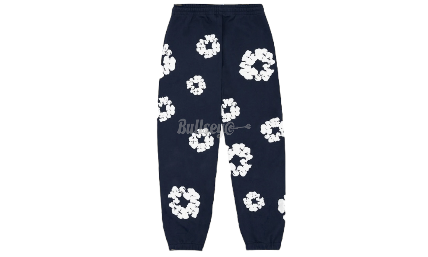 Denim Tears The Cotton Wreath Navy Sweatpants